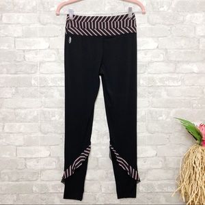 FP Movement NWOT Black & Mauve Workout Leggings XS